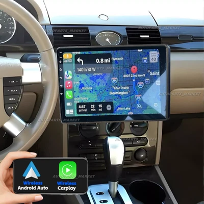 10.1'' For Mercury Montego 2005-2007 Car Stereo Radio Android 13 Carplay GPS CAM - Imagem 1 de 4