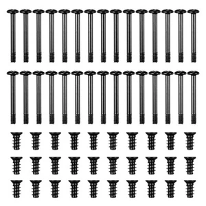 60pcs Computer Case Cooling Fan Screws Computer Fan Mount Long Short Screws - Afbeelding 1 van 8