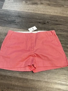 NWT Crewcuts J Crew Size 14 Girls Shorts Pink Adjustable Waist Tabs Pockets - Picture 1 of 5