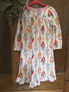 4t Vintage Princess Long Sleeve Nightgown Gown - Picture 1 of 3