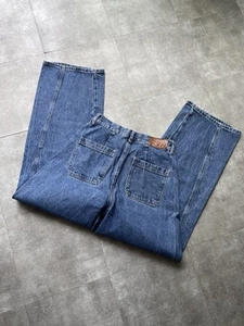 Neon & Nylon Balloon Style Jeans 28” Waist 32” Inseam Navy Blue - Picture 1 of 8