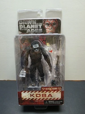 FIGURA DE ACCIÓN KOBA POTA AMANECER DEL PLANETA DE LOS SIMIOS NECA 2014 RARA ABIERTA LEER Foto 1 de 4