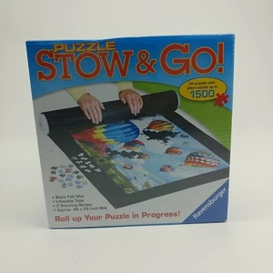 Puzzle Stow and Go Storage System Roll up mat 46”X26” Ravensburger  - Picture 1 of 5