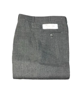 Vintage NOS The Madison Shop Thomson Boys Size 8 Grey Pants UNHEMMED USA NEW - Picture 1 of 5
