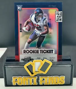 2021 Panini Contenders Optic Nico Collins Rookie Red /175 Houston Texans RC - Bild 1 von 3