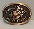 Vintage ~ Belt Buckle ~ George Lindsey Celebrity Golf ~ Goober ~ Brass ~ NEW