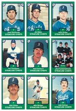 1984 TCMA Syracuse Chiefs, minors #'s 1-32 U-Pick to complete your set NM