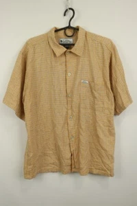 QUIKSILVER Multicolor Short Sleeve Check Overshirt Outdoor Shirt Size XL - Picture 1 of 13