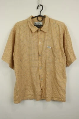 QUIKSILVER Multicolor Short Sleeve Check Overshirt Outdoor Shirt Size XL - Image 1 of 4