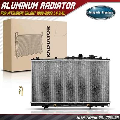 Radiador nuevo para Mitsubishi Galant 1999 2000 2001 2002 L4 2,4 L transmisión automática. Foto 1 de 4