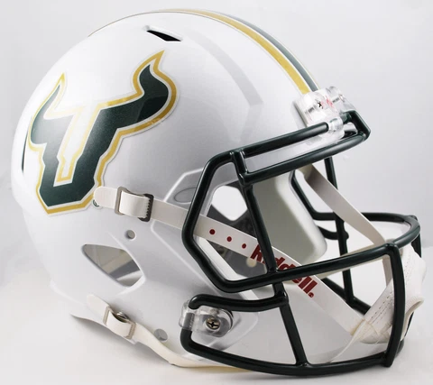 SOUTH FLORIDA BULLS NCAA Riddell SPEED Full Size Replica Football Helmet Cover