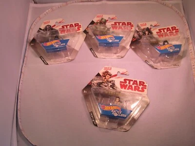 4 Star Wars Battle Rollers Disney Hot Wheels Die-cast 2017 Collection Foto 1 de 4