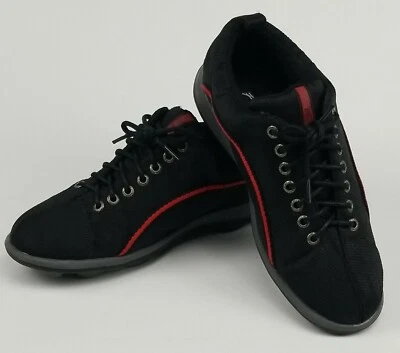 Zapatillas deportivas Fubu talla 6 para mujer con cordones modelo rapero negras con rayas rojas Foto 1 de 4