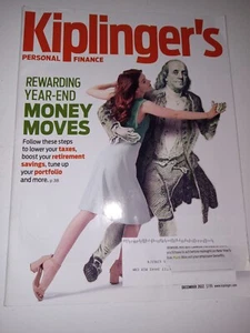 THE KIPLINGER'S MAGAZINE December 2022 YEAR-END MONEY MOVES Label Cut Out - Picture 1 of 2