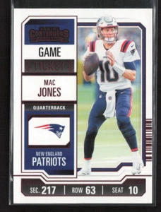 2023 Panini Contenders #69 Mac Jones Game Ticket Red - Picture 1 of 2