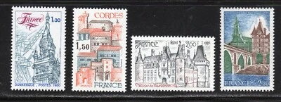 France 1980 SC# 1702 - 1705 - Four Different Stamps - M-H Lot # 134 - Image 1 of 2
