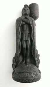 Kamehameha Figur Hawaiian King Lava Hawaii schwarz 15 cm groß - Bild 1 von 12