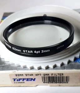 TiFFEN 62mm 4pt / 2mm Grid Star Effect Authentic 62 mm E62 Streaking Pattern - Picture 1 of 6