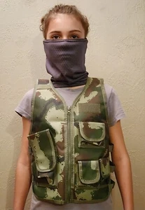 Kids Camouflage Military Uniform Special Forces Combat Tactical Vest, USA Ship - Picture 1 of 10