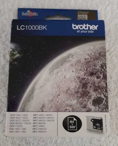 Genuine OEM Brother LC1000 Black Ink Cartridges Out of Date - Picture 1 of 7
