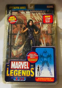 Marvel Legends Apocalypse Series X 23 Violet Figure + Fumetto X MEN Wolverine - Foto 1 di 5