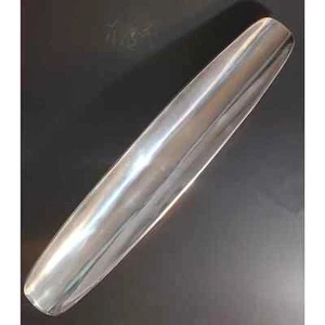 DANSK Canoe Bowl 24-inch "Classic JHQ Fjord" Magnificent Pewter Aluminum MCM - Picture 1 of 9