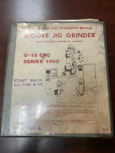 Moore Special Tool Co Schaltpläne für G-18E - Bild 1 von 8