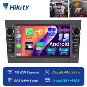 4+64GB Carplay Android Autoradio Für Opel Corsa D Vectra Meriva Zafira B GPS BT - Bild 1 von 23