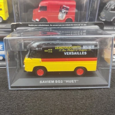 FURGONE RENAULT SAVIEM SG2 HUET IXO 1:43 NUOVO SCATOLA + BLISTER - Immagine 1 di 4