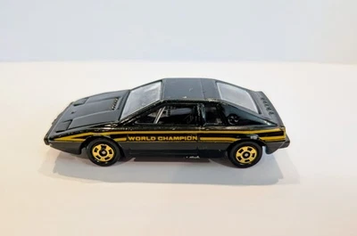 TOMICA F24 压铸玩具车 LOTUS ESPIT 比例 = 1: 60 TOMY 1979 黑色  — 第 1/4 张图片