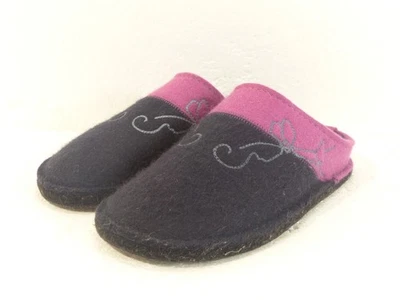 Women's Haflinger Cottage Wool Comfort Slip-On Clog Slippers Black EUR 39 US 8 - Image 1 of 4
