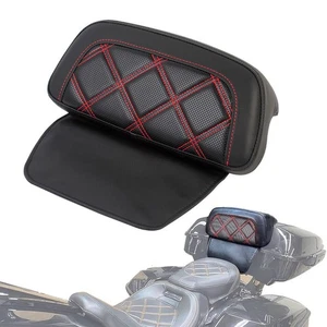 Red Razor Chopped Pack Trunk Backrest Pad For Harley Tour Pak Touring 14-23 - Picture 1 of 12
