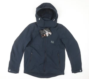 B&C Collection Men's Blue Puffer Jacket M - Picture 1 of 12