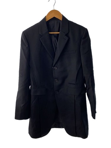 UNDERCOVER 23AW Gilet Escursionismo Lana Twill Schiena Parte Interruttore Giacca Lunga 3 Nero UC2C