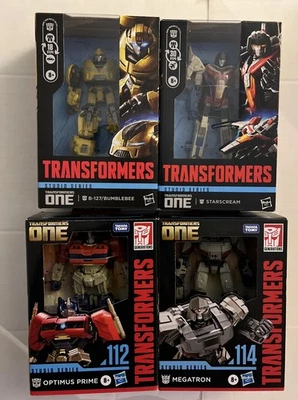 Transformers: One Bundle Optimus Prime/Megatron/Starscream/Bumblebee NISB - Image 1 of 4