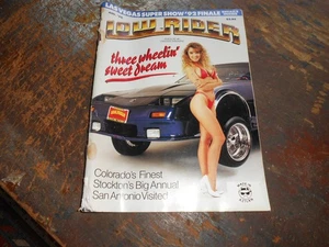 Vintage Lowrider Magazine Three Wheelin Sweet Dream August 1992 - Picture 1 of 2