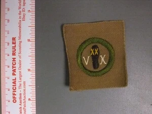 Insignia de mérito cuadrado Boy Scout senderismo adolescentes 2064NN - Imagen 1 de 1