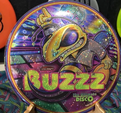 Discraft Full Foil Disco Buzzz Esp Plastic 177+ Midrange Disc Golf - Image 1 of 4