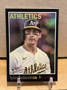 2024 Topps Archives - 1970 Topps Black Foilboard #187 Tyler Soderstrom (RC) - Picture 1 of 1