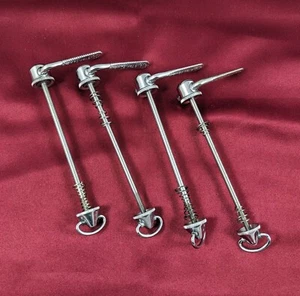 Vintage Campagnolo Record Front QR Skewer 100x9 Straight D-Ring Italy - ONE - Picture 1 of 5