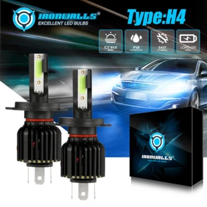 9003 H4 LED Headlight Bulbs Conversion Kit Hi Low Beam 8000K Blue Super Bright - Picture 1 of 12