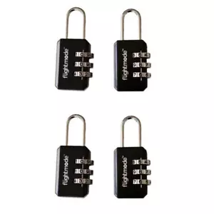 4x Combination Travel Pad Lock 3 digit for Suitcase Luggage Locks Padlock - Picture 1 of 4