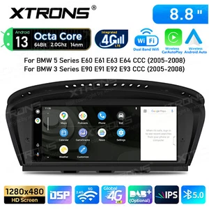 IPS 8.8" Android 14 8Core 32G Car GPS Stereo For BMW E90 E91 E92 E93 E60-E63 CCC - Picture 1 of 12