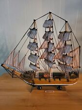 Fragata Siglo XVIII wooden model ship 13x13x3
