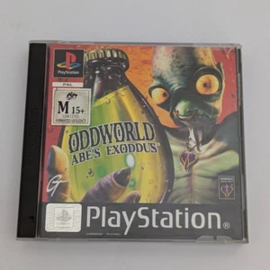 Very Good! Genuine PlayStation 1 PS1 Oddworld Abe's Exoddus Odd World PAL AUS - Picture 1 of 9