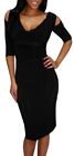 Sultry Luxury & Trash black tunic dress with cut out sleeves, size M
