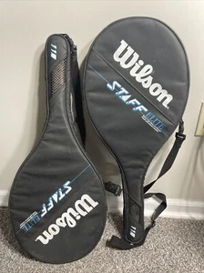 (2) Wilson Staff Elite 110 4 3/8 Tennis Racquet Dual Taper Beam PWS L3 - Picture 1 of 11