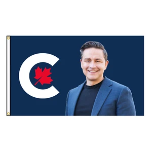 Pierre Poilievre Bandera Canadá Elecciones Primer Ministro Partido Conservador - Imagen 1 de 4