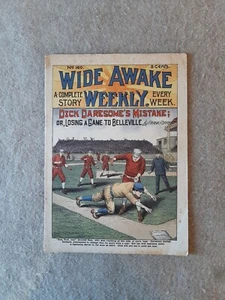 1909 Wide Awake Weekly Magazine Baseball Belleville Story Dick Daresome Mistake - Imagen 1 de 6