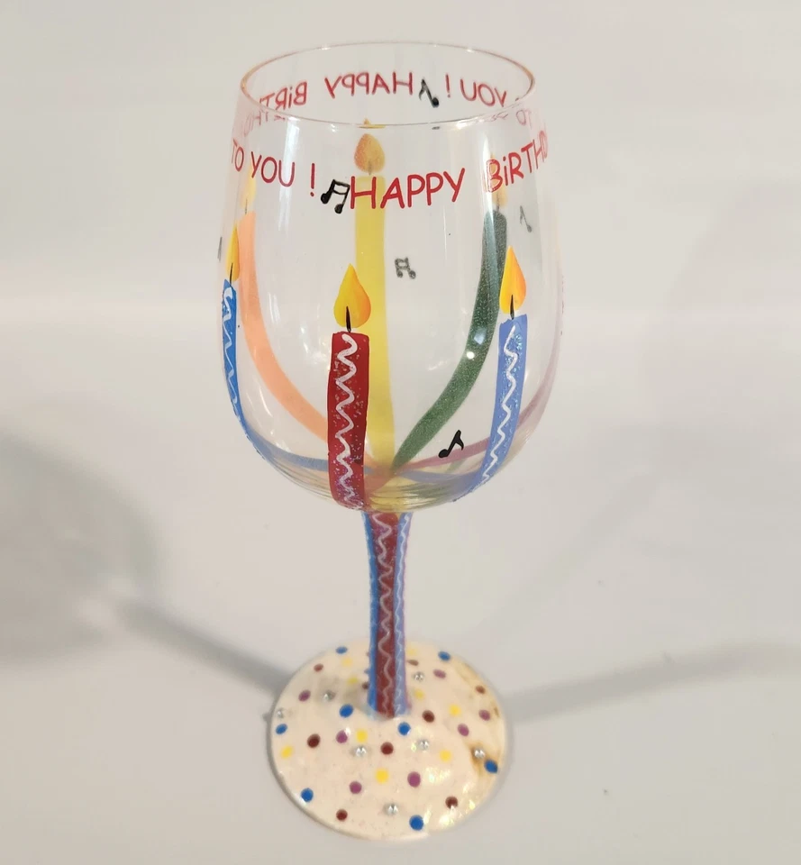 Lolita Wine Glass "Happy Birthday To You" With Original Box Cocktail - Image 1 of 4